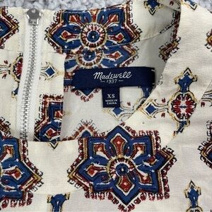 Madewell Blouse Womens Extra Small Silk